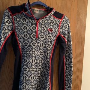 Kari traa hooded wool top